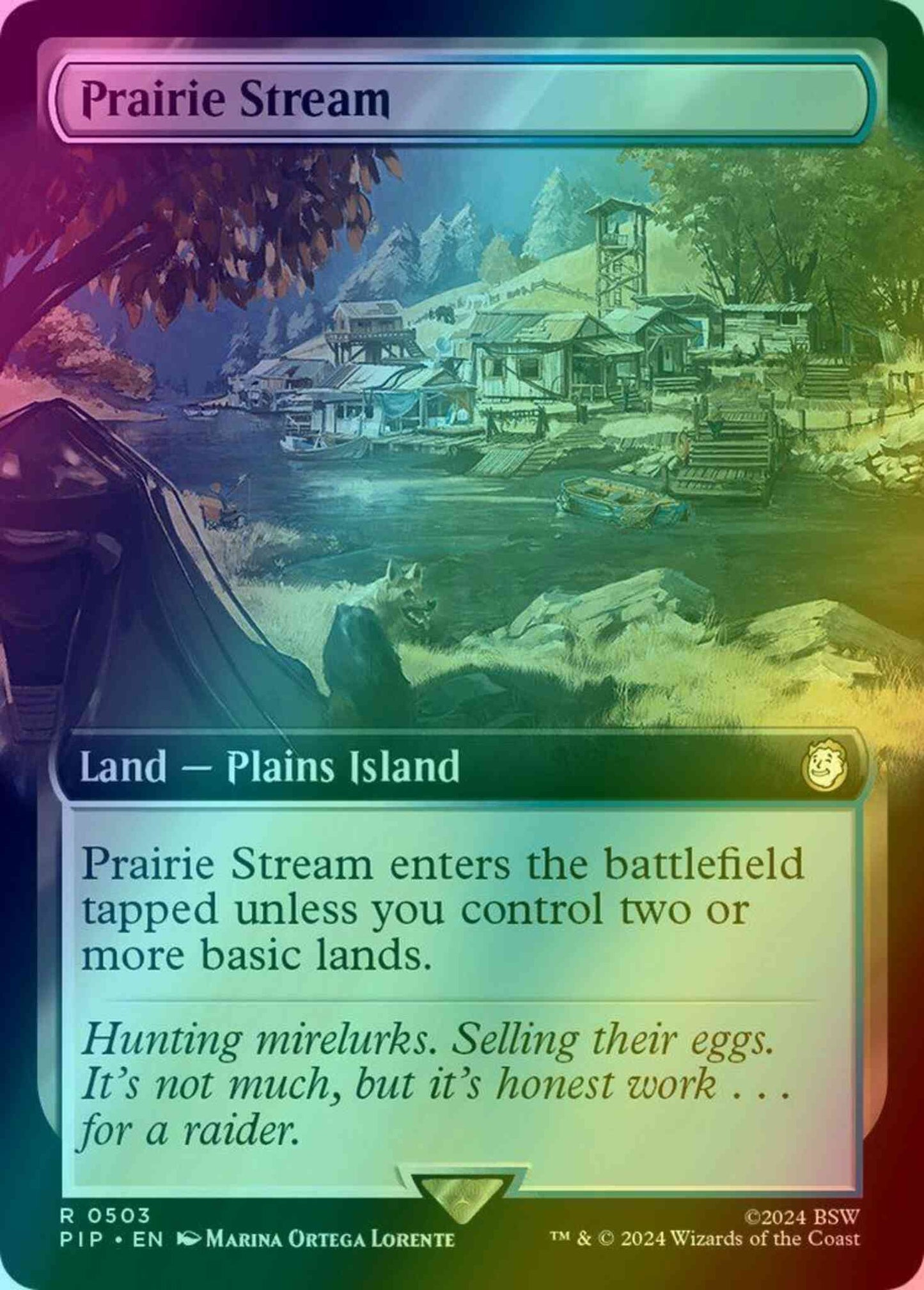 Prairie Stream [503] [Extended Art] [Fallout] [Foil]