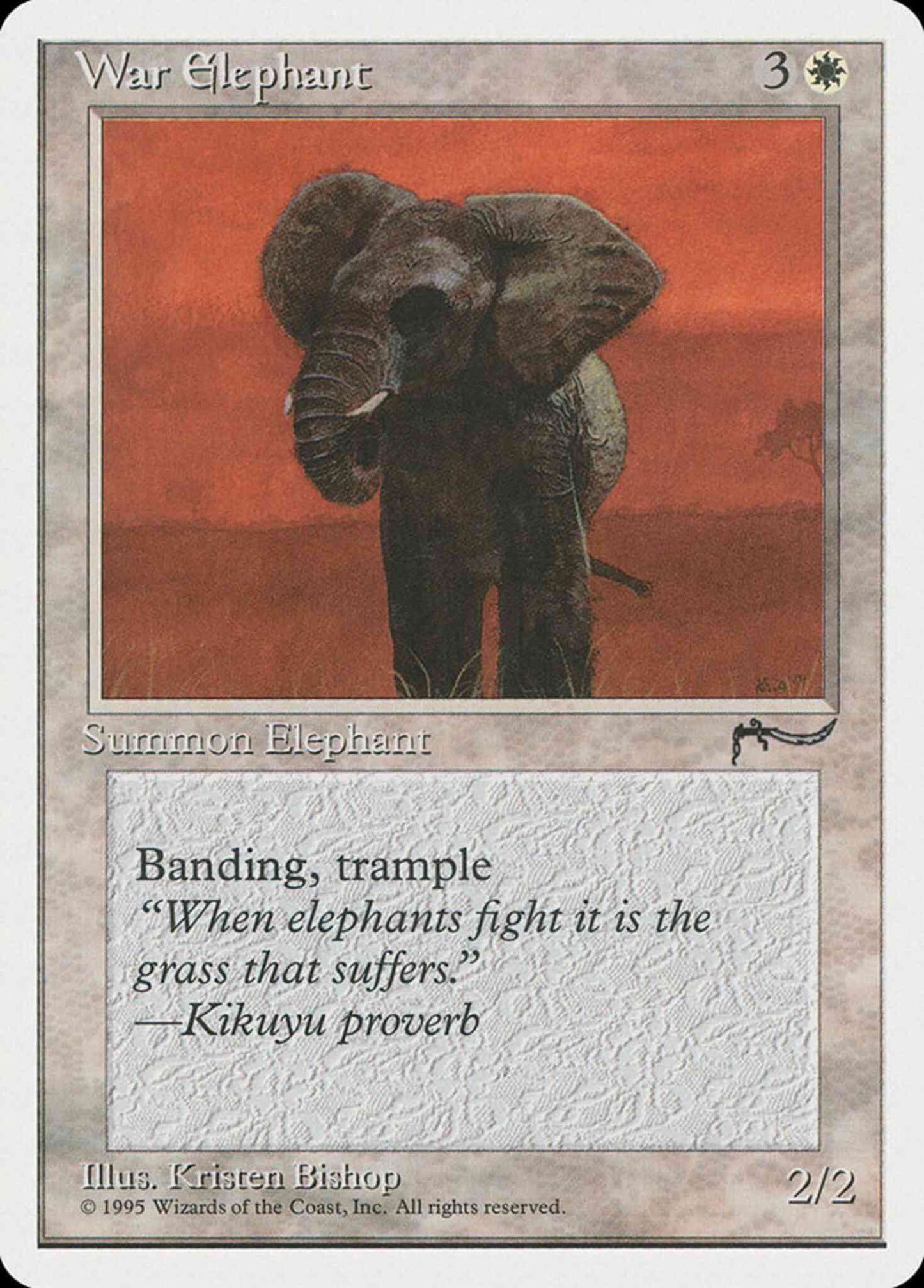 War Elephant - Japanese [13] [Japanese Chronicles] [Non-Foil]