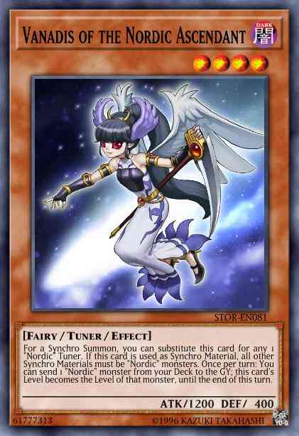 Vanadis of the Nordic Ascendant - STOR-EN081 - Secret Rare - Unlimited