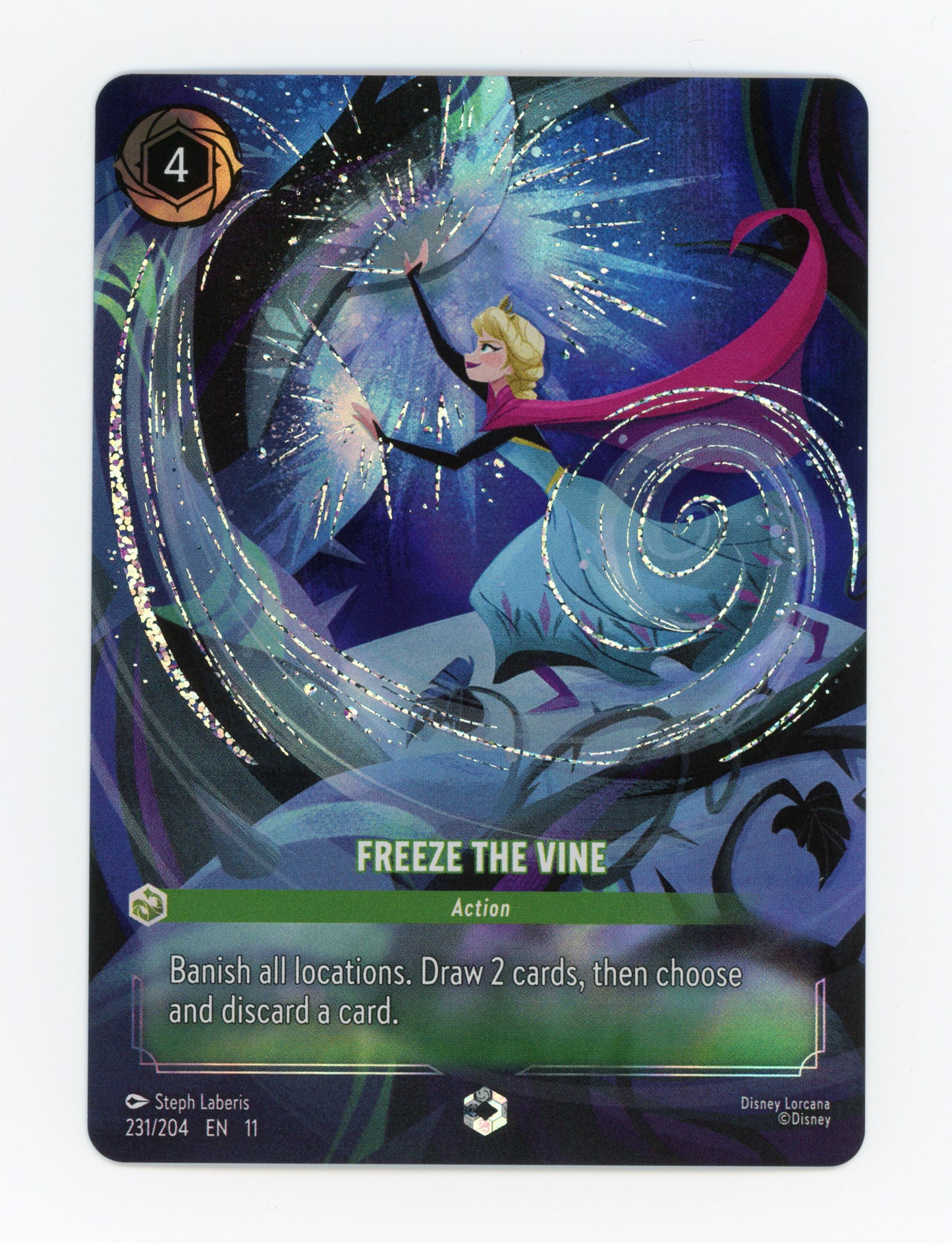Freeze the Vine — Enchanted|Holofoil — ID 19023