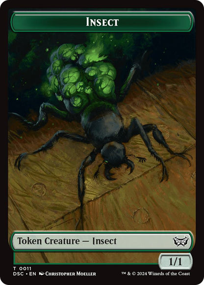 Insect Token (11) // Ooze Token (14) [Duskmourn: House of Horror: Commander: Tokens] [Non-Foil]