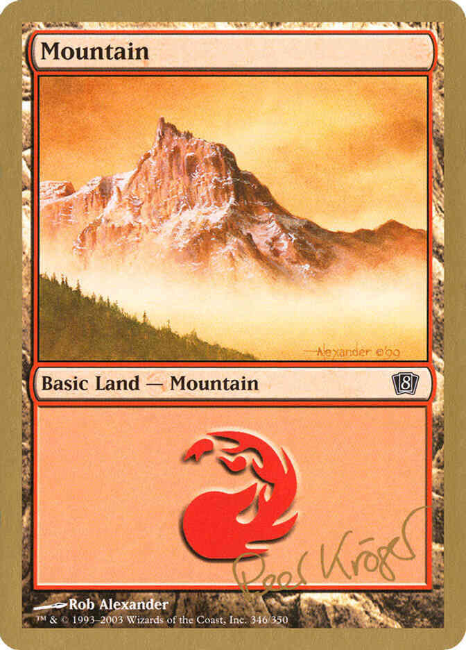 Mountain [pk346] [Peer Kroger] [346] [World Championship Decks 2003] [Non-Foil]
