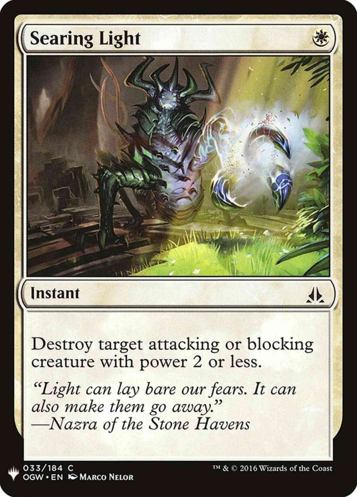 Searing Light [OGW-33] [The List] [Non-Foil]