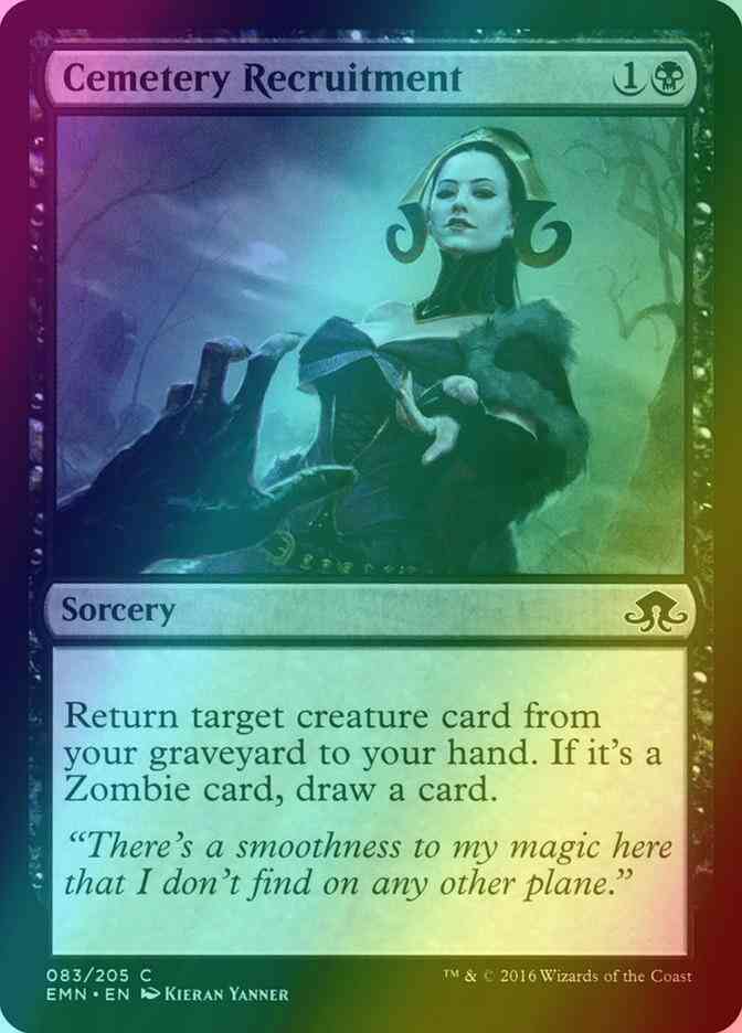 Cemetery Recruitment [83] [Eldritch Moon] [Foil]