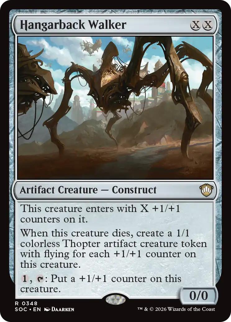 Hangarback Walker [348] [Secrets of Strixhaven: Commander] [Non-Foil]