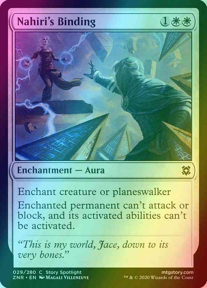 Nahiri's Binding [29] [Zendikar Rising] [Foil]