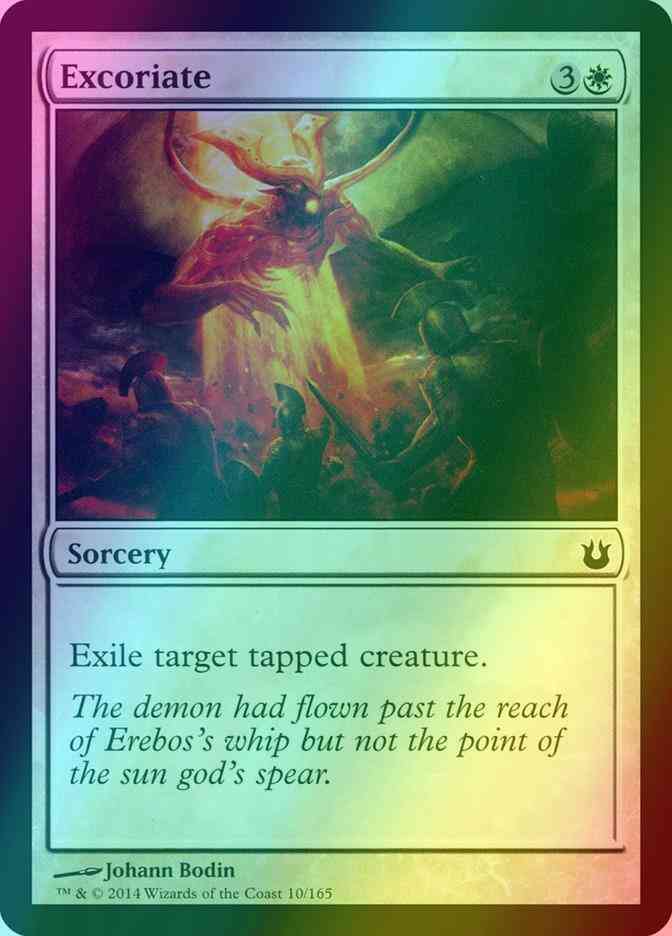Excoriate [10] [Born of the Gods] [Foil]