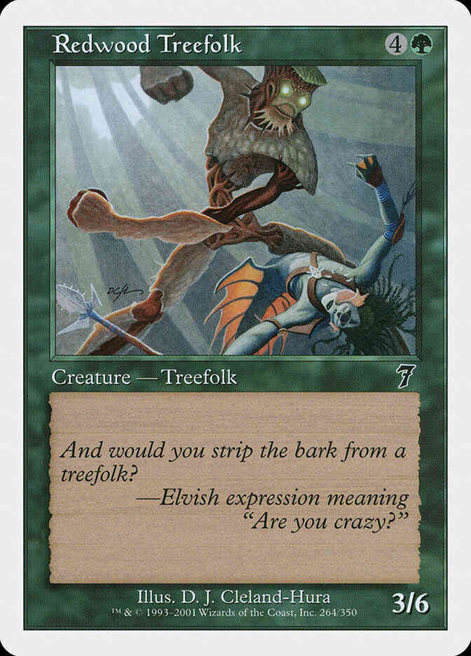 Redwood Treefolk [264] [Seventh Edition] [Non-Foil]