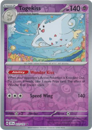 Togekiss - 072/191 - Rare [sv08-072] [Reverse Holo]