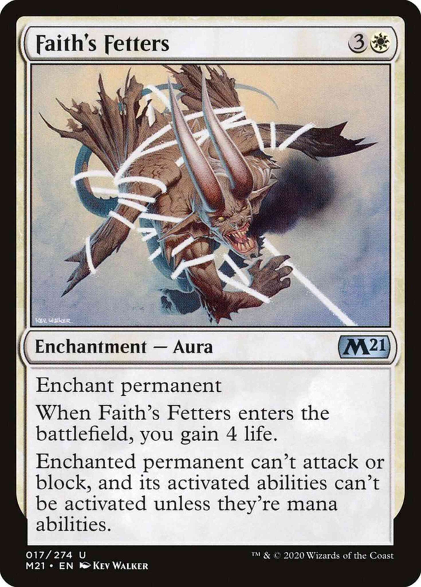 Faith's Fetters [17] [Core Set 2021] [Non-Foil]