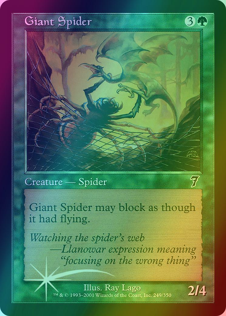 Giant Spider [249x] [Seventh Edition] [Foil]