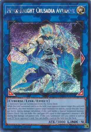 Mekk-Knight Crusadia Avramax - RA01-EN044 - Platinum Secret Rare - 1st Edition