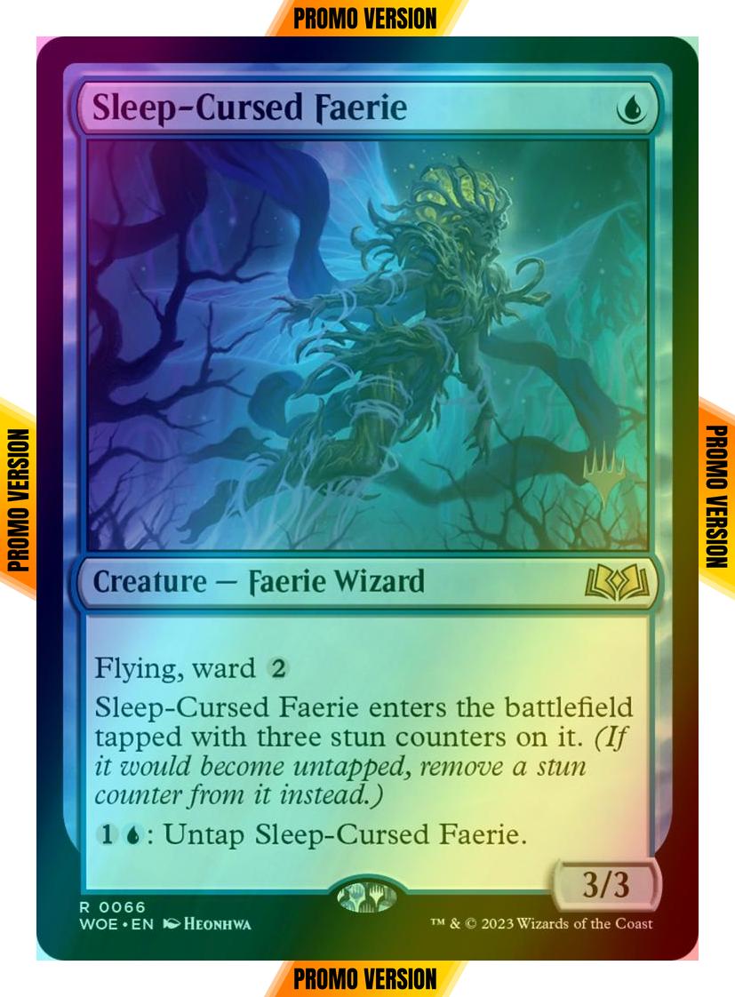 Sleep-Cursed Faerie [66p] [Promo Pack] [Wilds of Eldraine: Promos] [Foil]