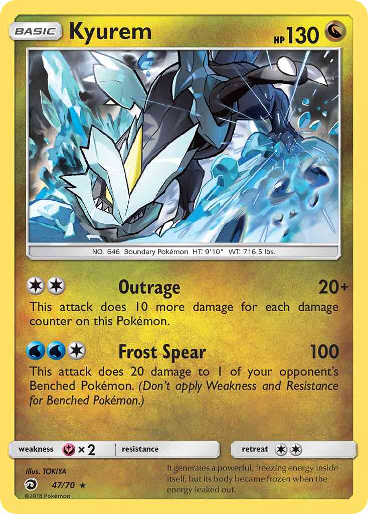 Kyurem - 47/70 - Rare Holo [sm75-47] [Holo]