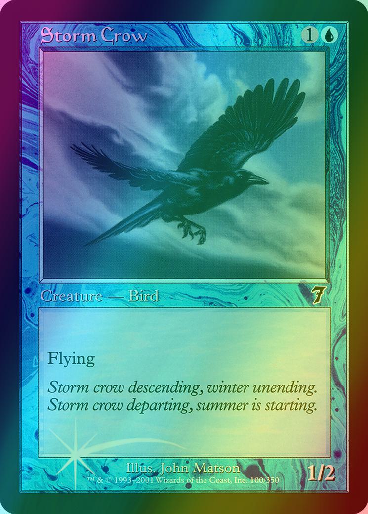 Storm Crow [100x] [Seventh Edition] [Foil]
