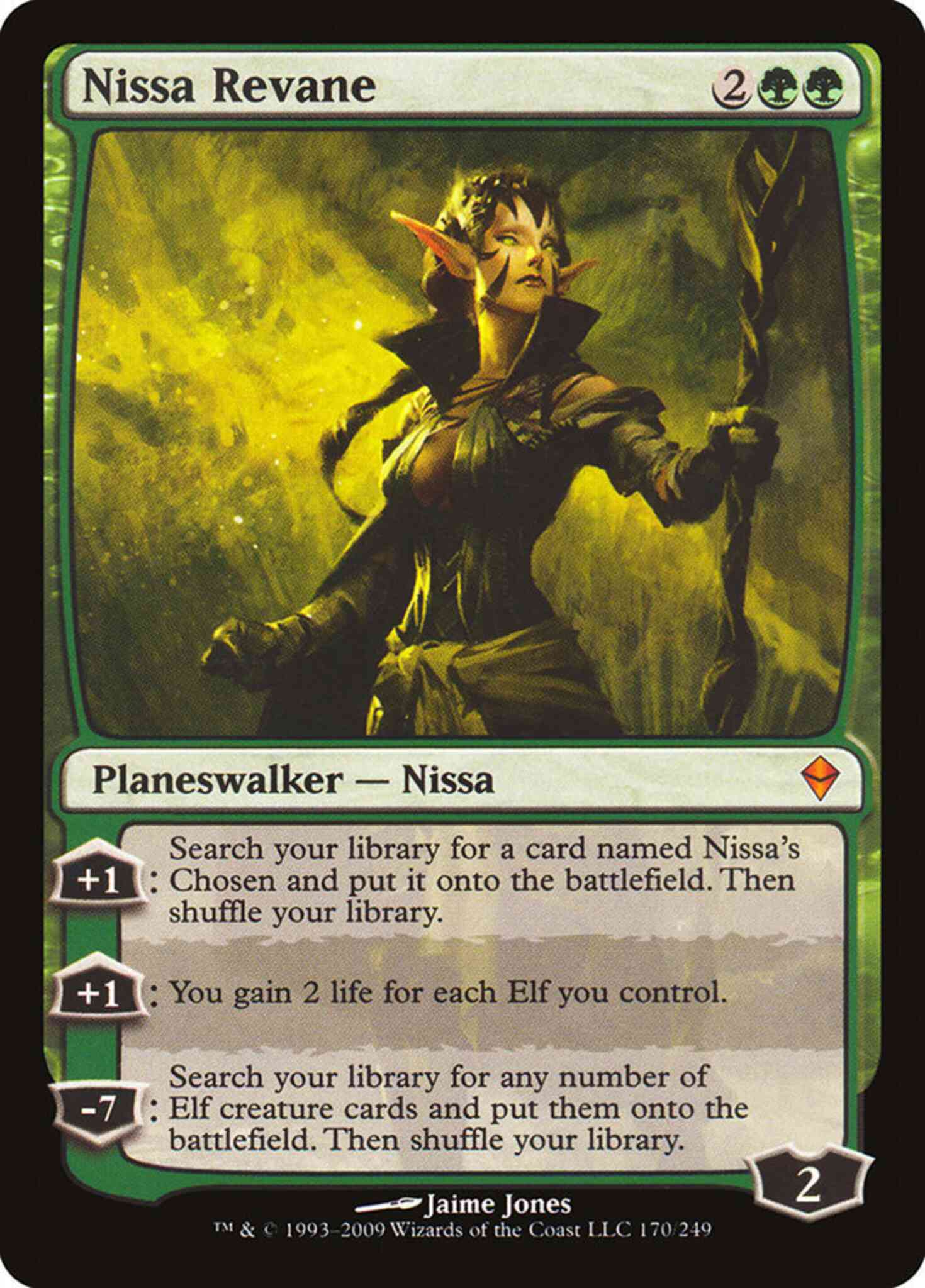 Nissa Revane [170] [Zendikar] [Non-Foil] – Face to Face Games