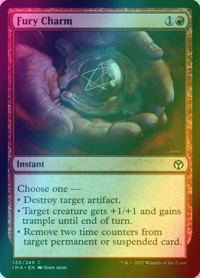 Fury Charm [130] [Iconic Masters] [Foil]