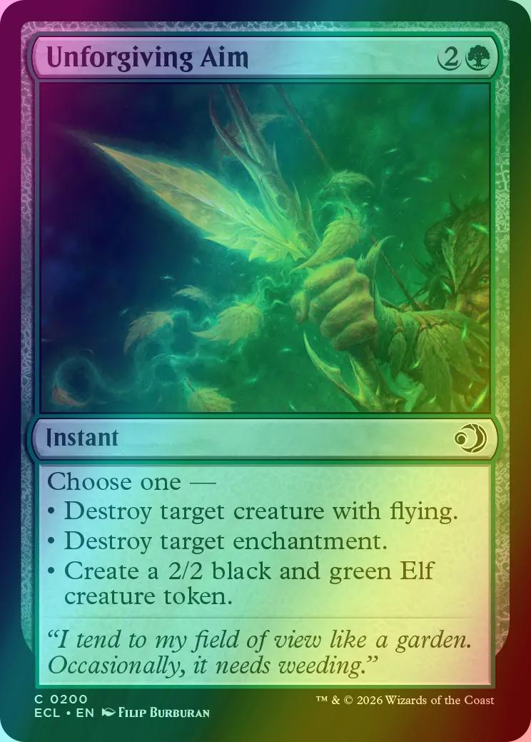 Unforgiving Aim [200] [Lorwyn Eclipsed] [Foil]