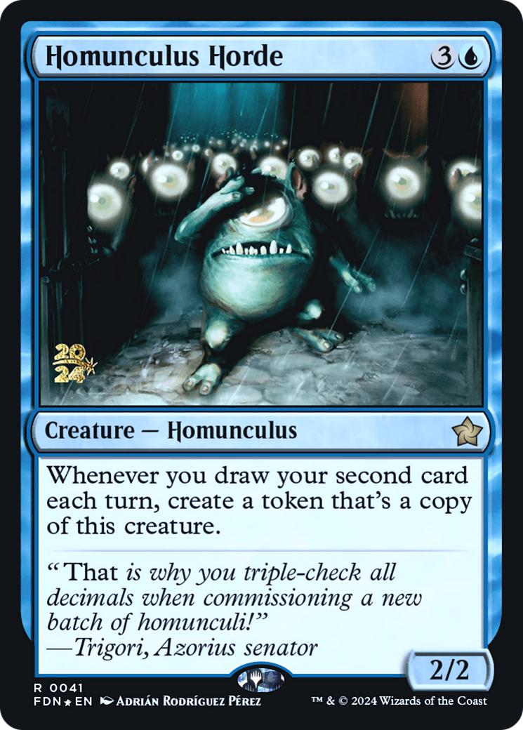 Homunculus Horde [41s] [Prerelease] [Foundations: Promos] [Foil]