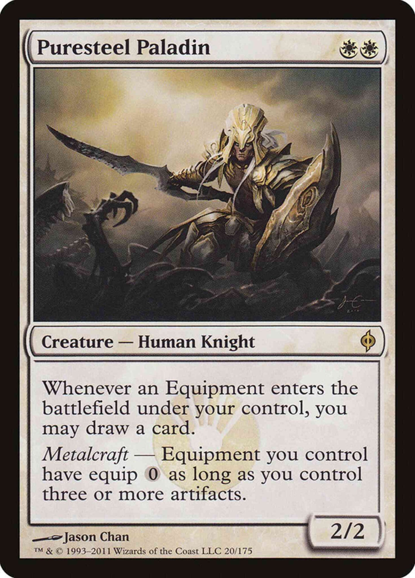 Puresteel Paladin [20] [New Phyrexia] [Non-Foil]