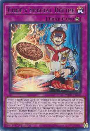 Chef's Special Recipe - WISU-EN040 - Rare - 1st Edition