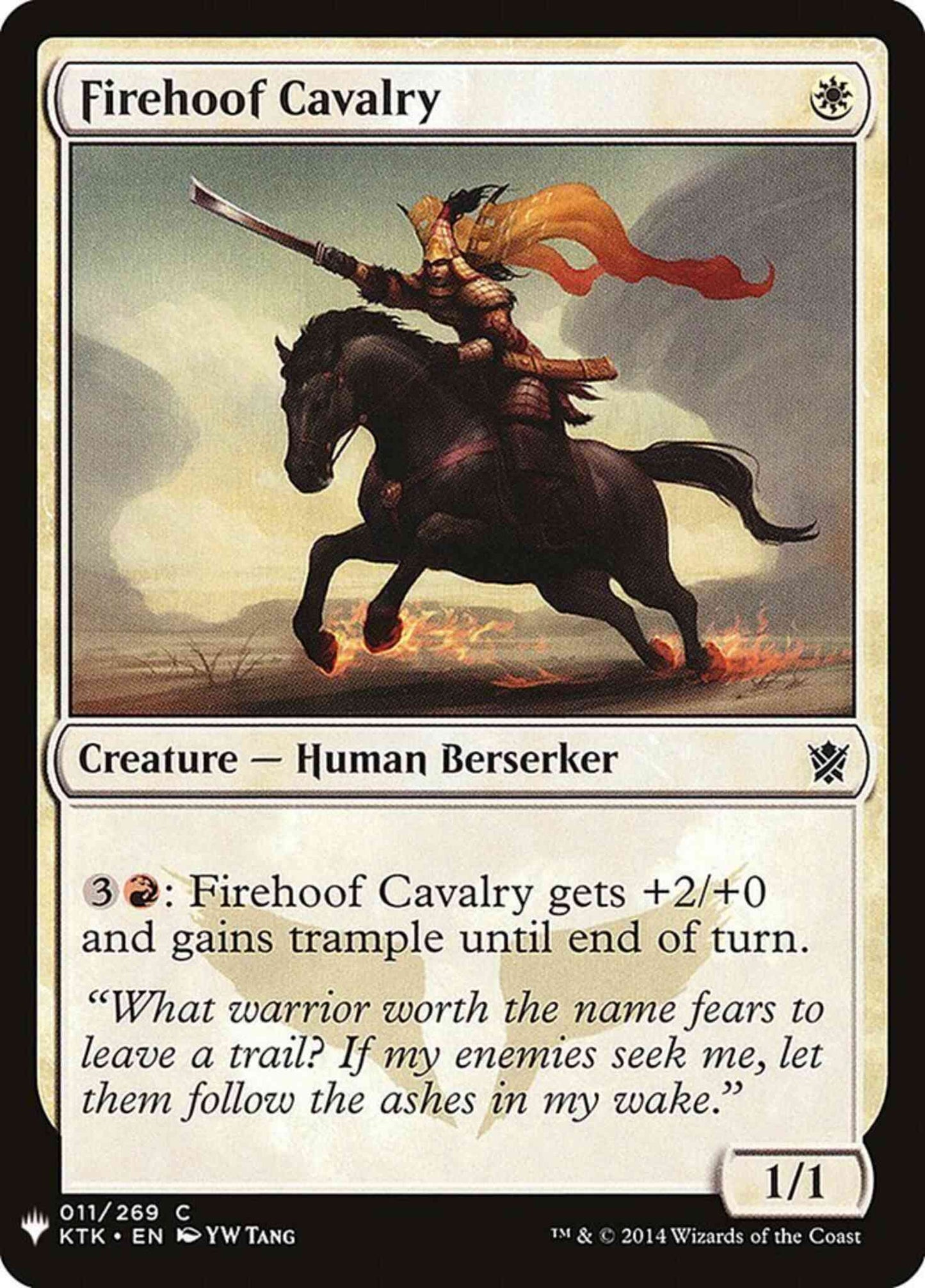 Firehoof Cavalry [KTK-11] [The List] [Non-Foil]