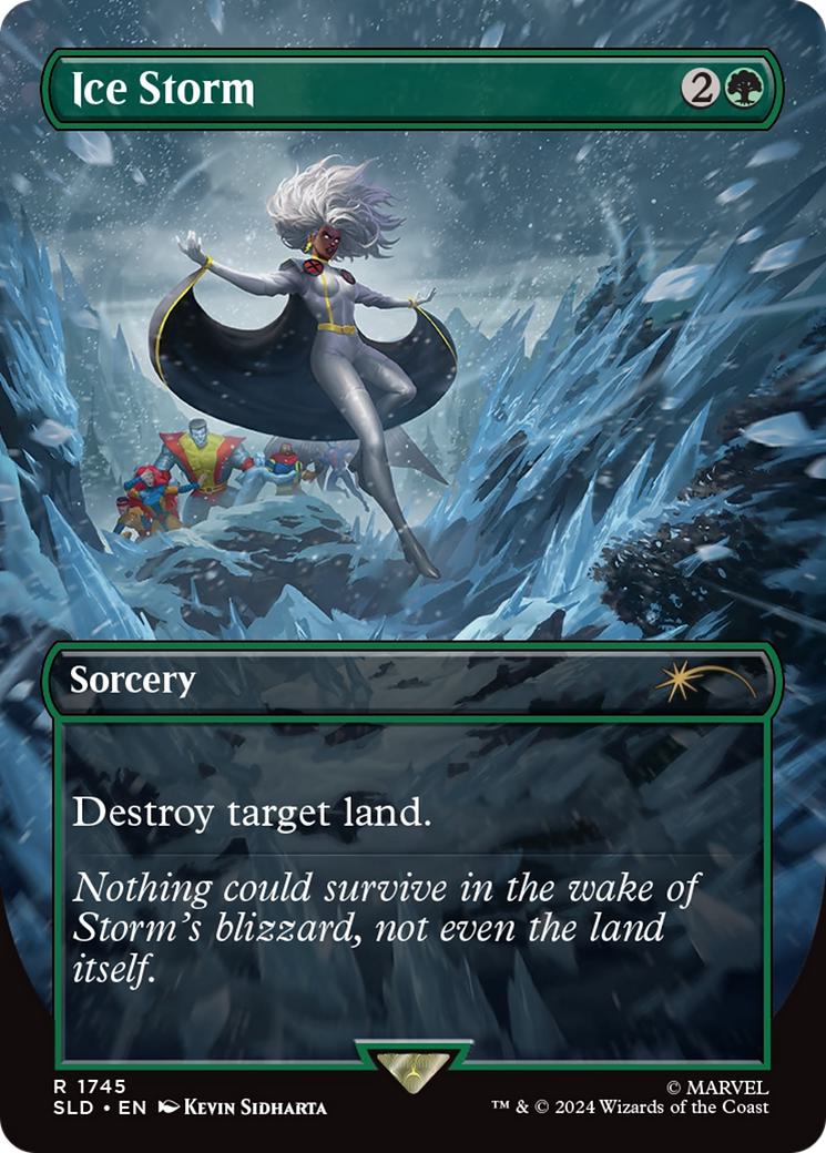 Ice Storm [1745] [Borderless] [Marvel's Storm] [Secret Lair Drop] [Non-Foil]