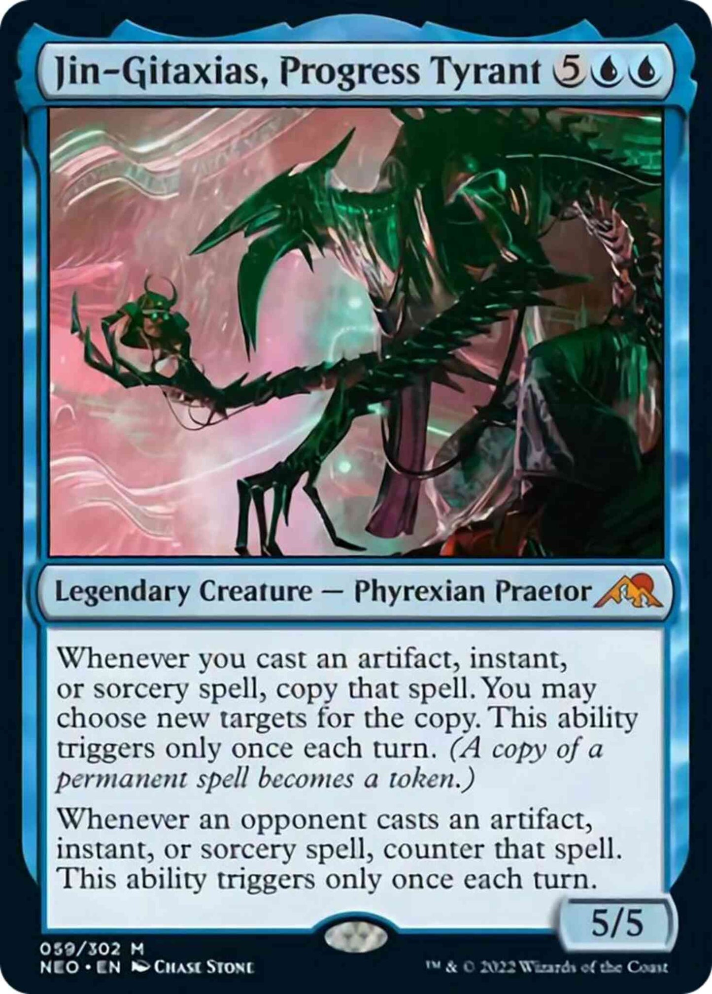 Jin-Gitaxias, Progress Tyrant [59] [Kamigawa: Neon Dynasty] [Non-Foil]
