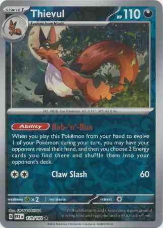 Thievul - 120/182 - Rare [sv04-120] [Reverse Holo]