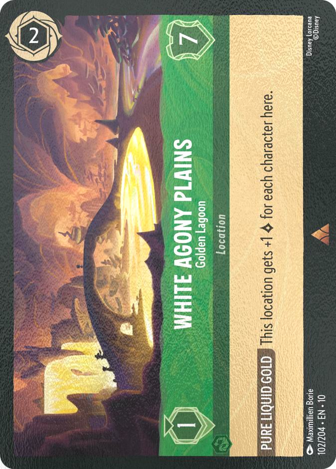 White Agony Plains - Golden Lagoon - 102/204 [Whispers in the Well] [Cold Foil]