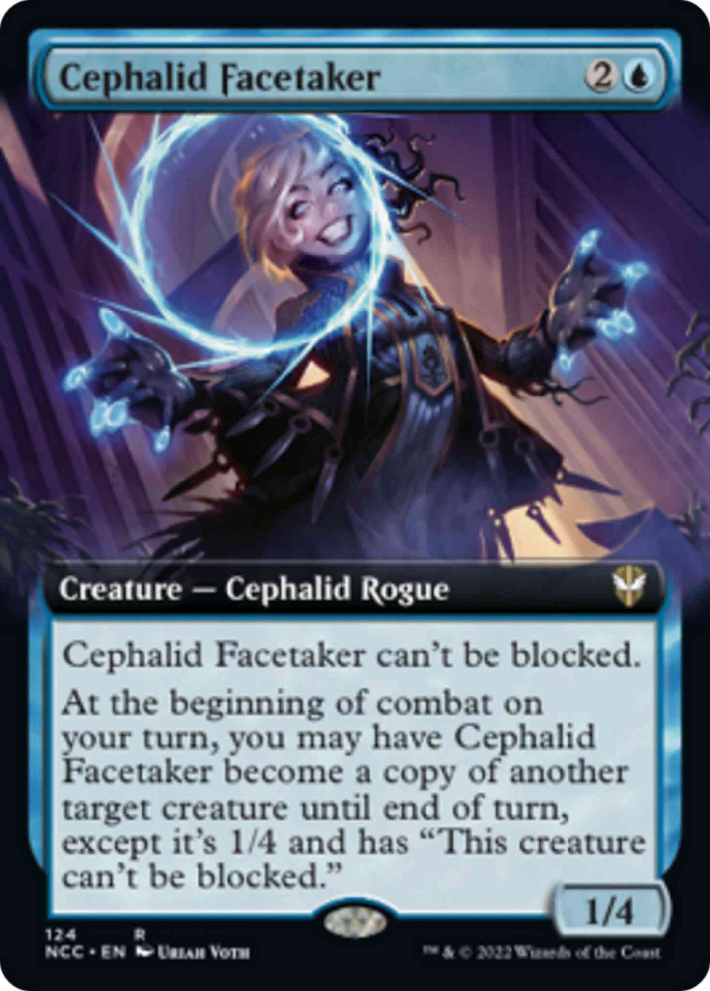 Cephalid Facetaker [124] [Extended Art] [Streets of New Capenna: Commander] [Non-Foil]