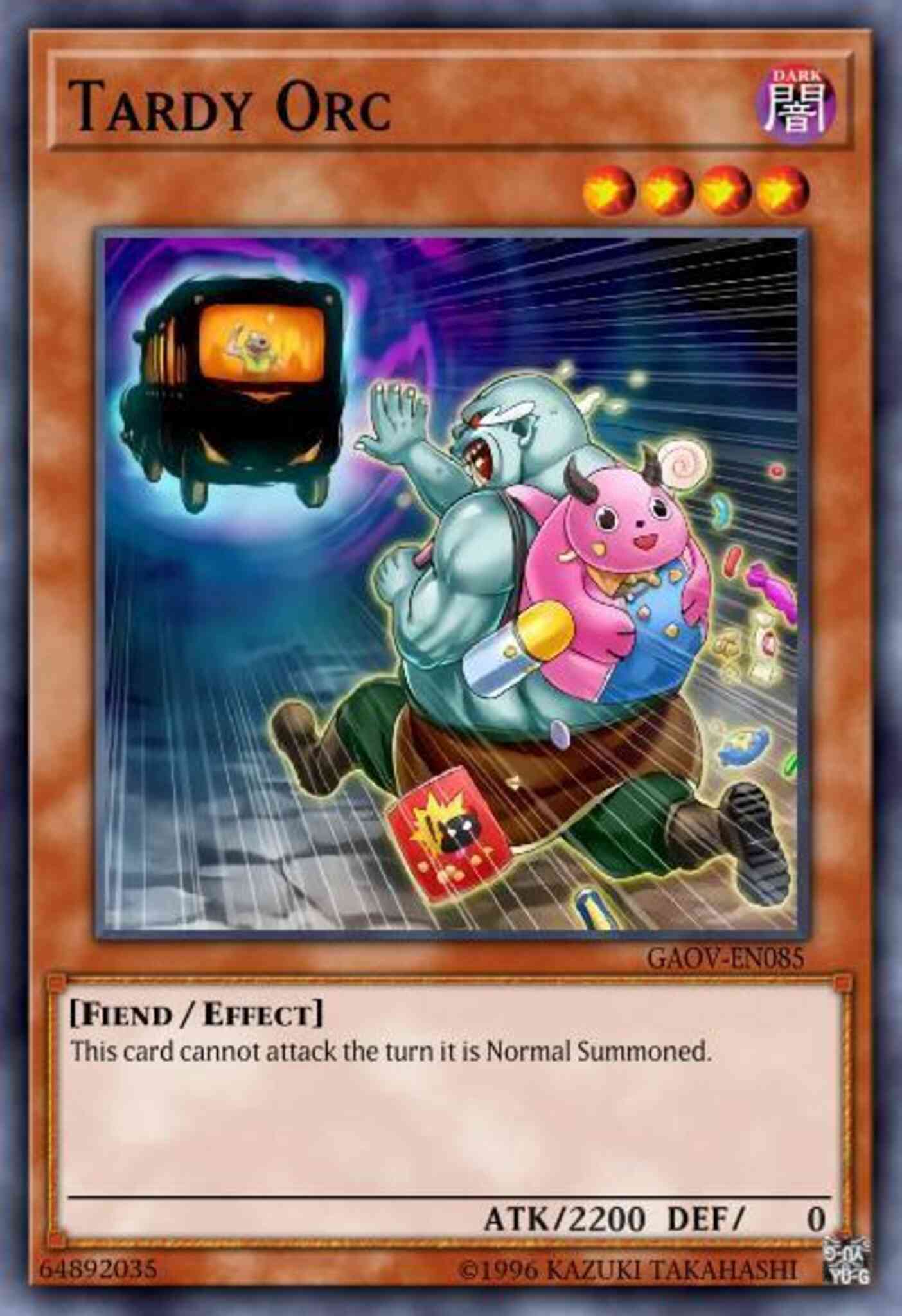 Tardy Orc - BP02-EN114 - Mosaic Rare - Unlimited
