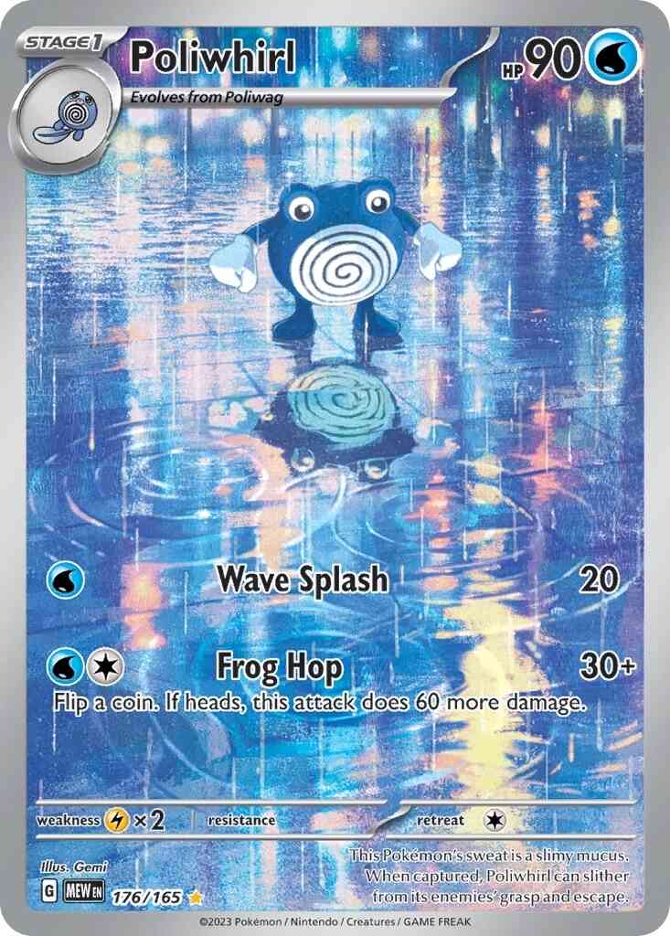 Poliwhirl - 176/165 - Illustration Rare [sv035-176] [Ultra]