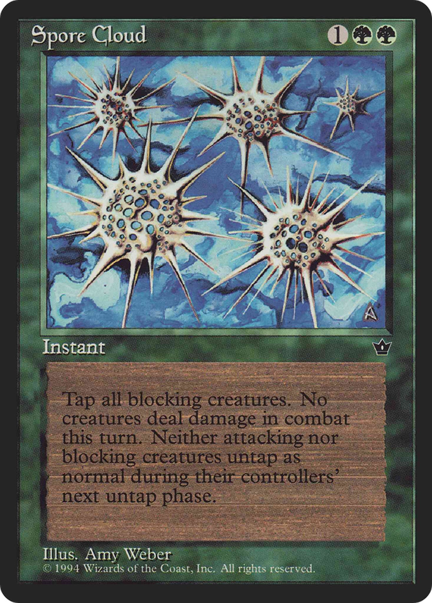 Spore Cloud [Amy Weber] [72c] [Fallen Empires] [Non-Foil]