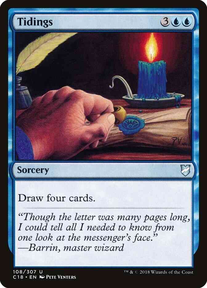 Tidings [108] [Commander 2018] [Non-Foil]