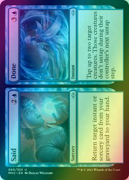 Said // Done [60] [Modern Horizons 2] [Foil]