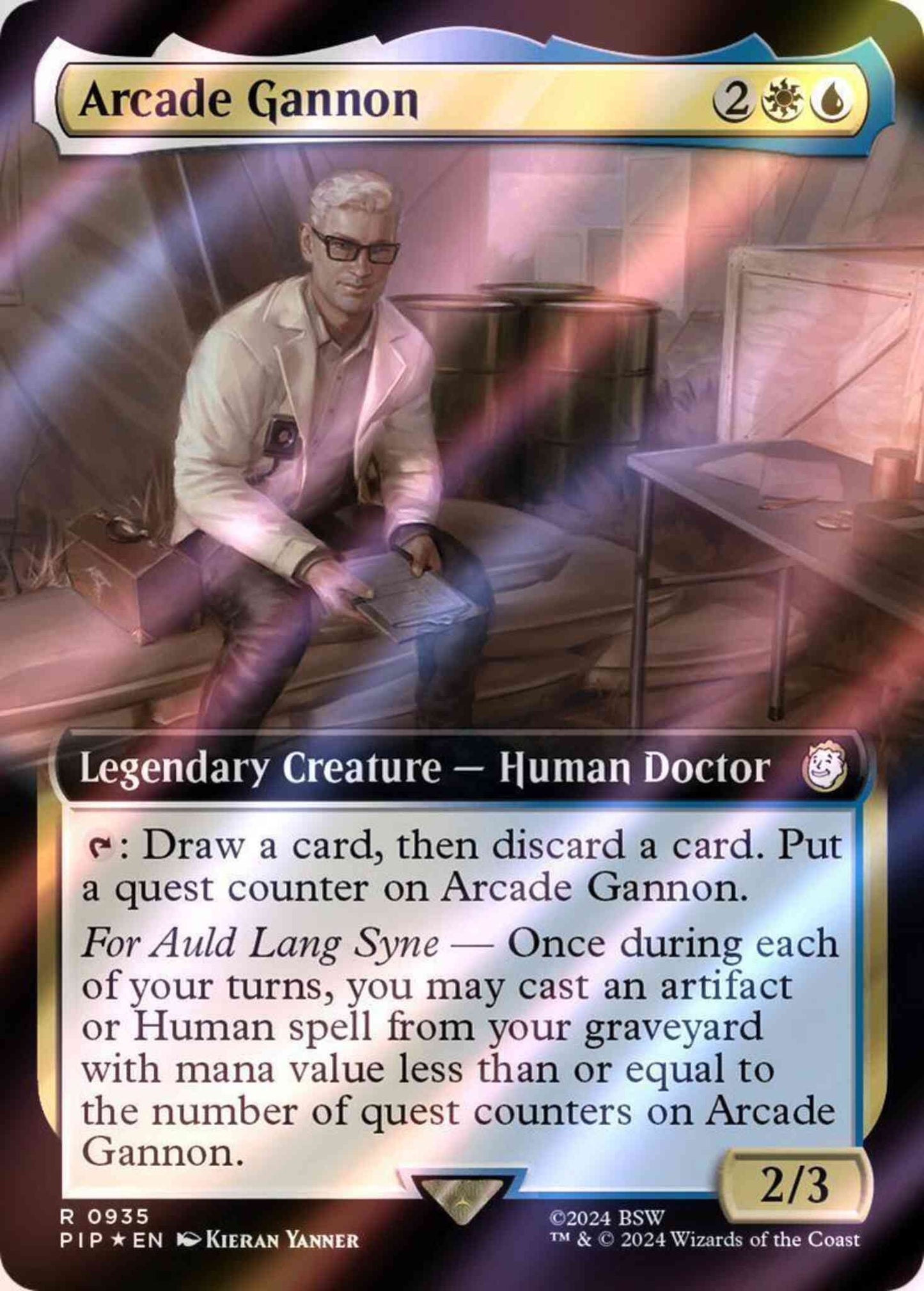 Arcade Gannon [935] [Extended Art] [Fallout] [Surge Foil]