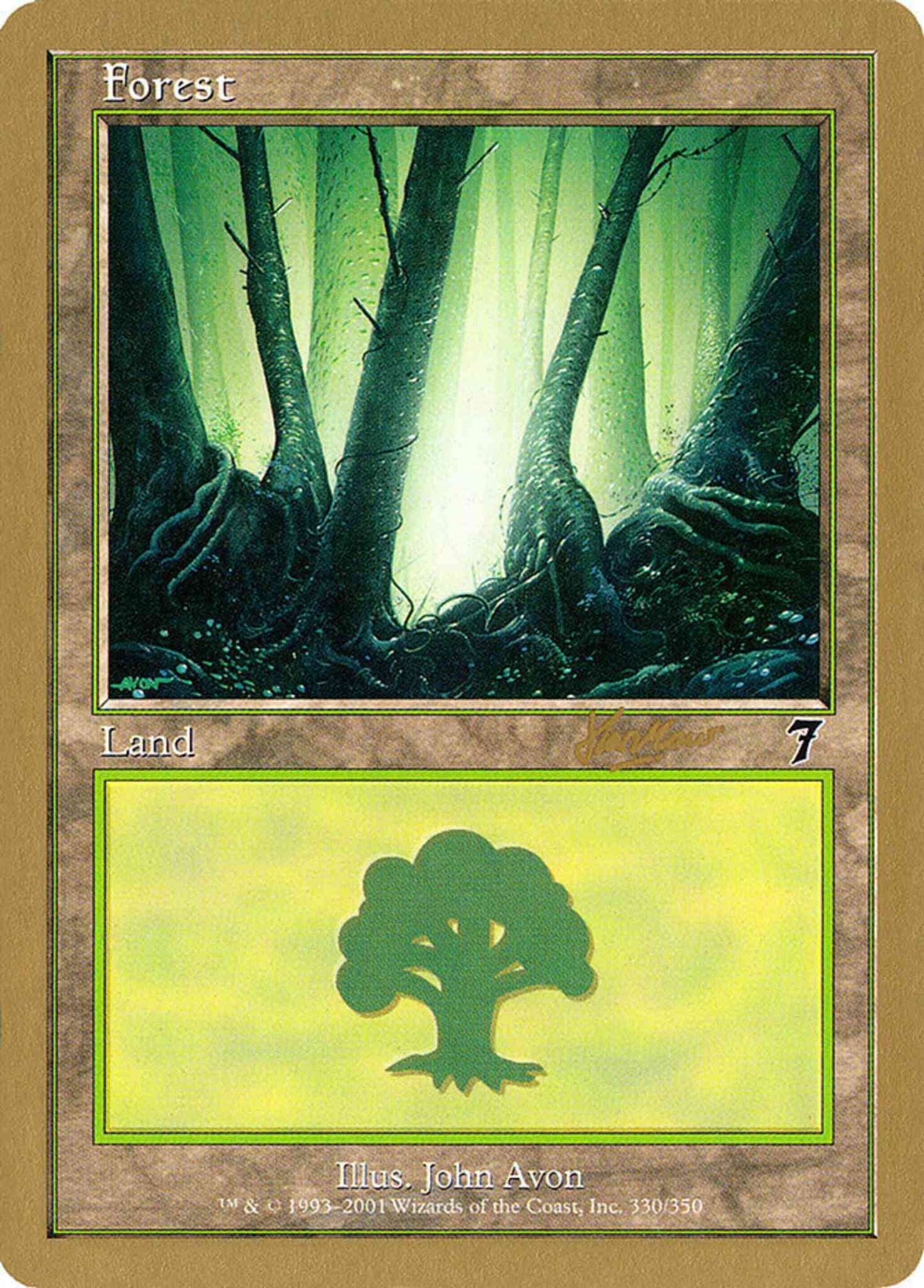 Forest [shh330] [Sim Han How] [330] [World Championship Decks 2002] [Non-Foil]