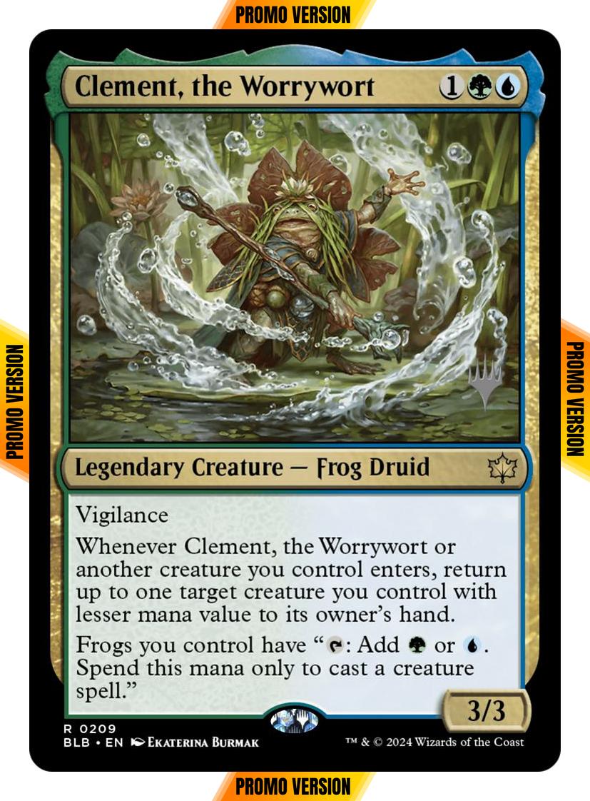 Clement, the Worrywort [209p] [Promo Pack] [Bloomburrow: Promos] [Non-Foil]