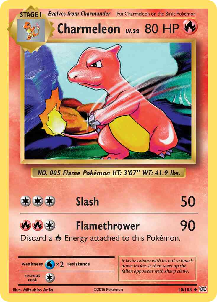 Charmeleon - 10/108 - Uncommon [xy12-10] [Non-Holo]