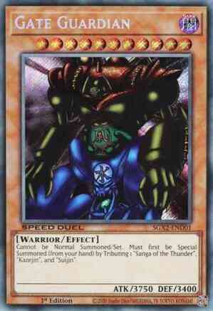 Gate Guardian - SGX2-END01 - Secret Rare - 1st Edition