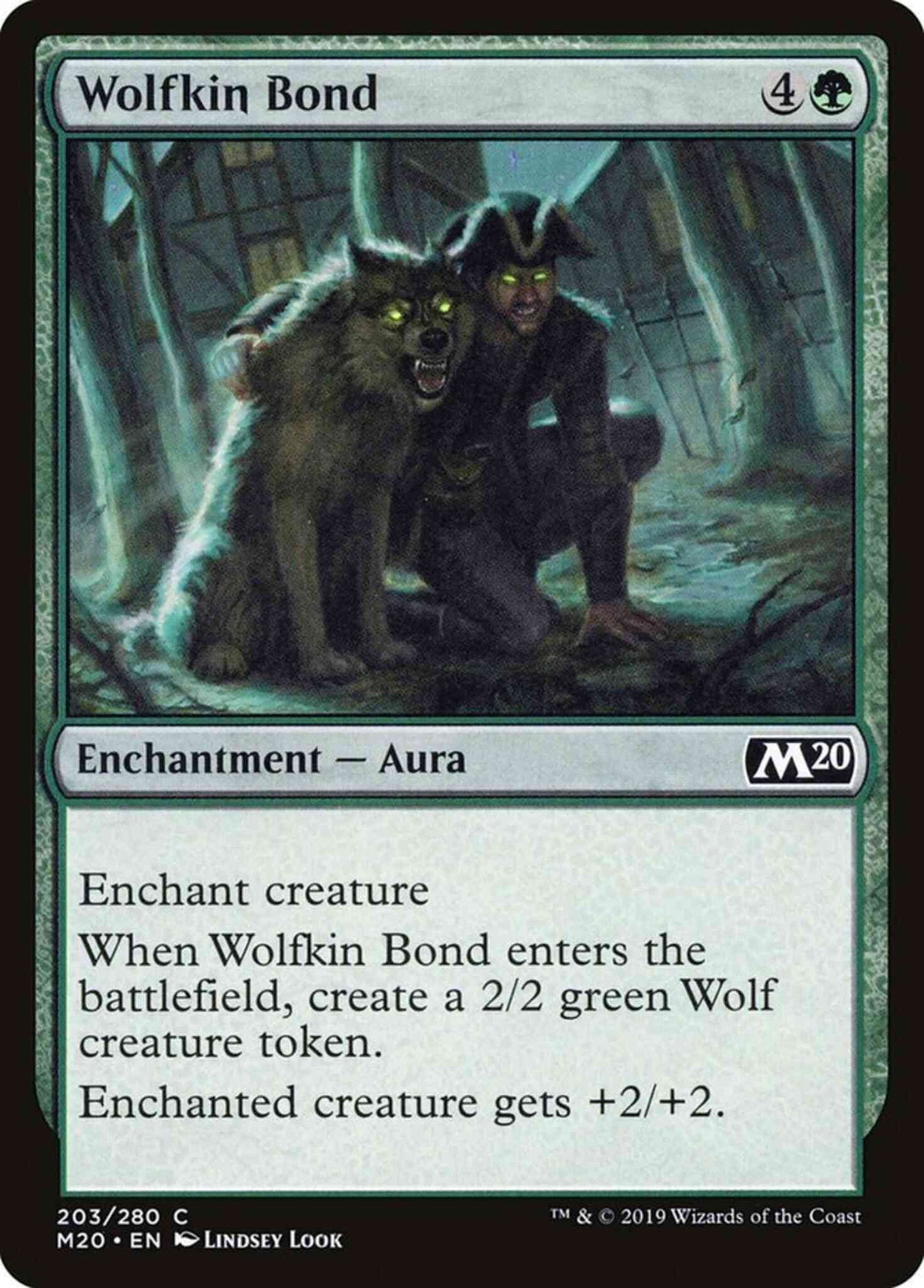 Wolfkin Bond [203] [Core Set 2020] [Non-Foil]