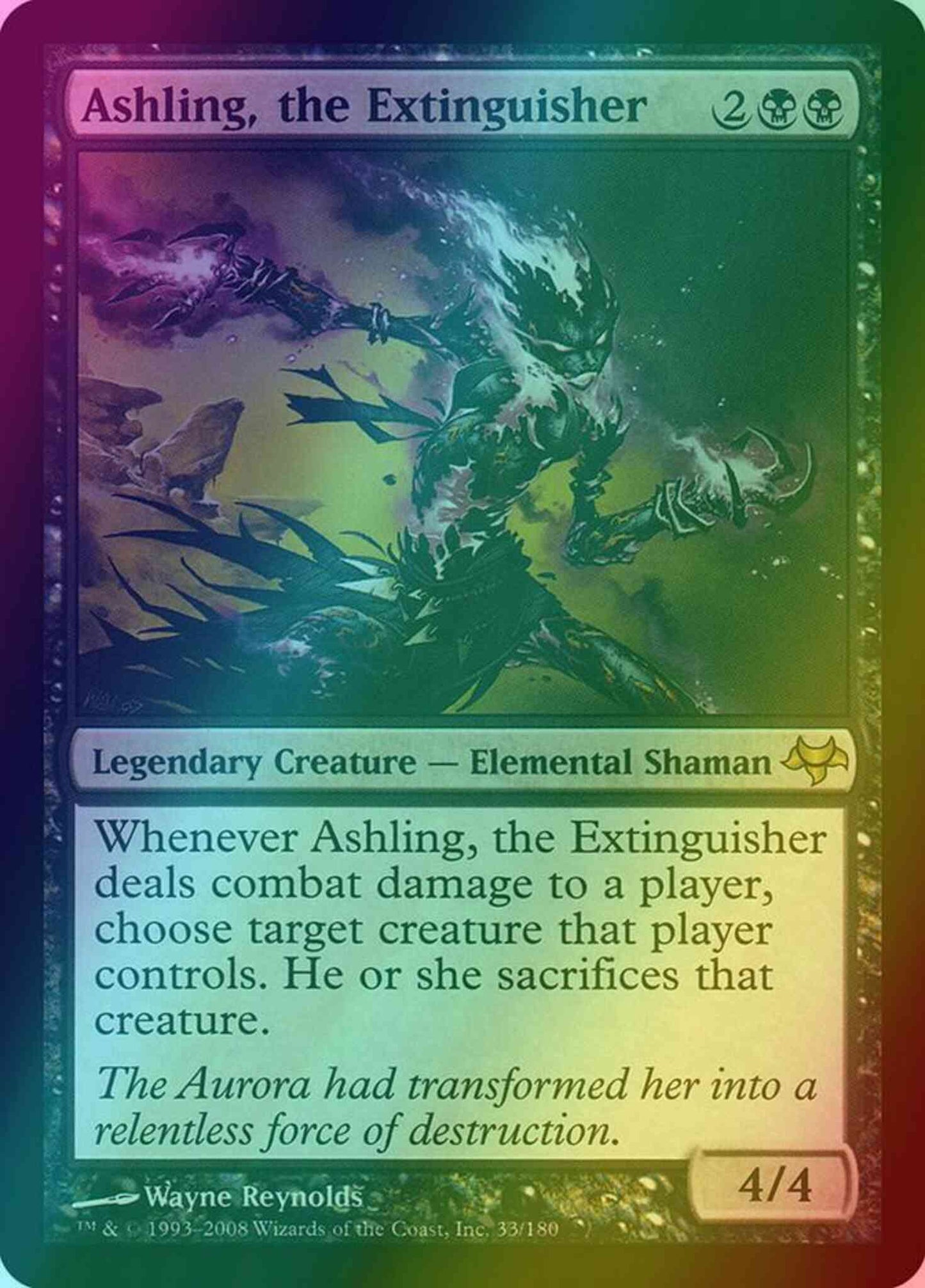 Ashling, the Extinguisher [33] [Eventide] [Foil]