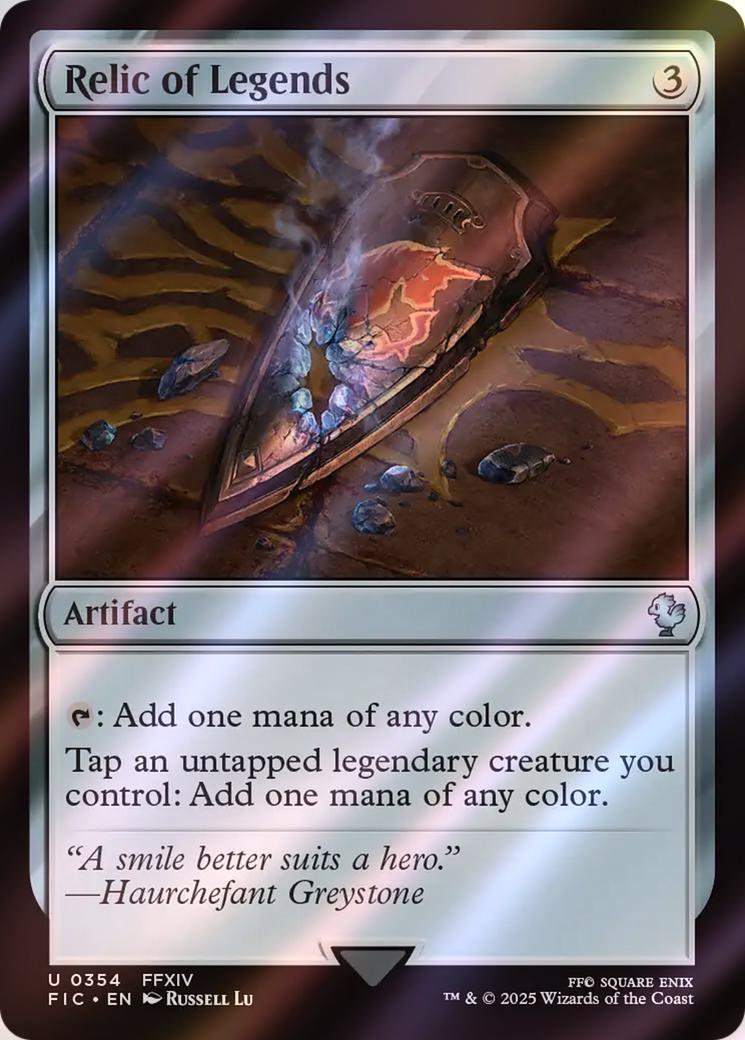 Relic of Legends [354] [FINAL FANTASY: Commander] [Surge Foil]