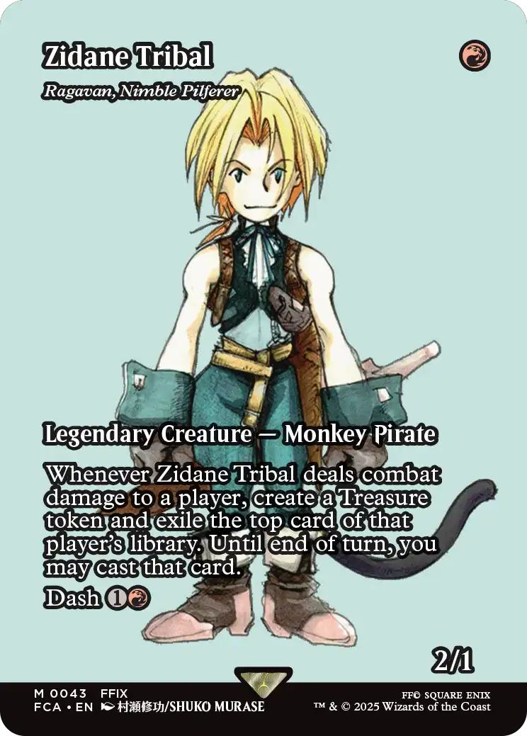 Zidane Tribal - Ragavan, Nimble Pilferer [43] [Borderless] [FINAL FANTASY: Through the Ages] [Non-Foil]