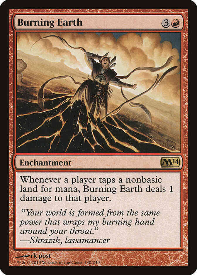 Burning Earth [130] [Magic 2014] [Non-Foil]