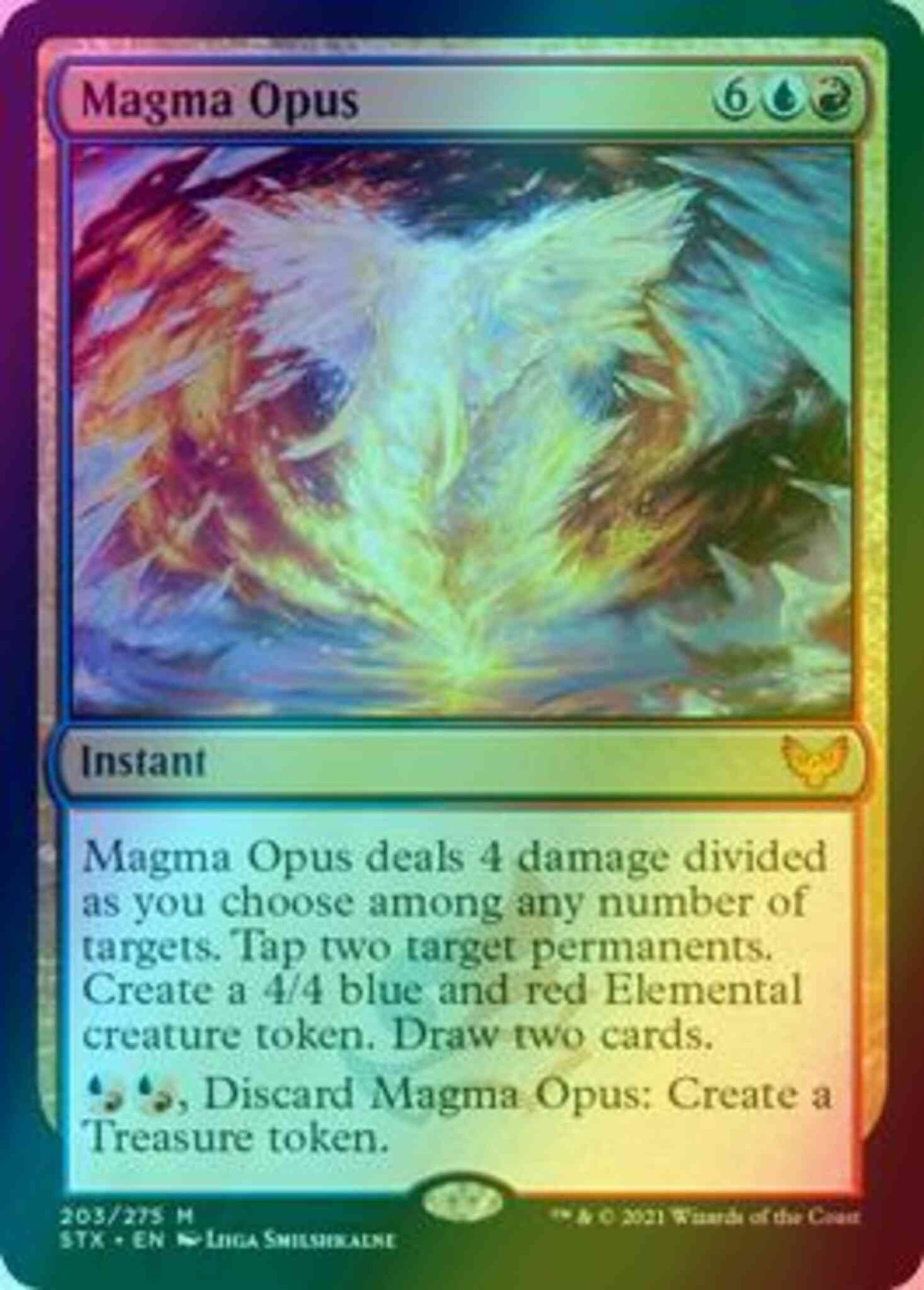 Magma Opus [203] [Strixhaven: School of Mages] [Foil]