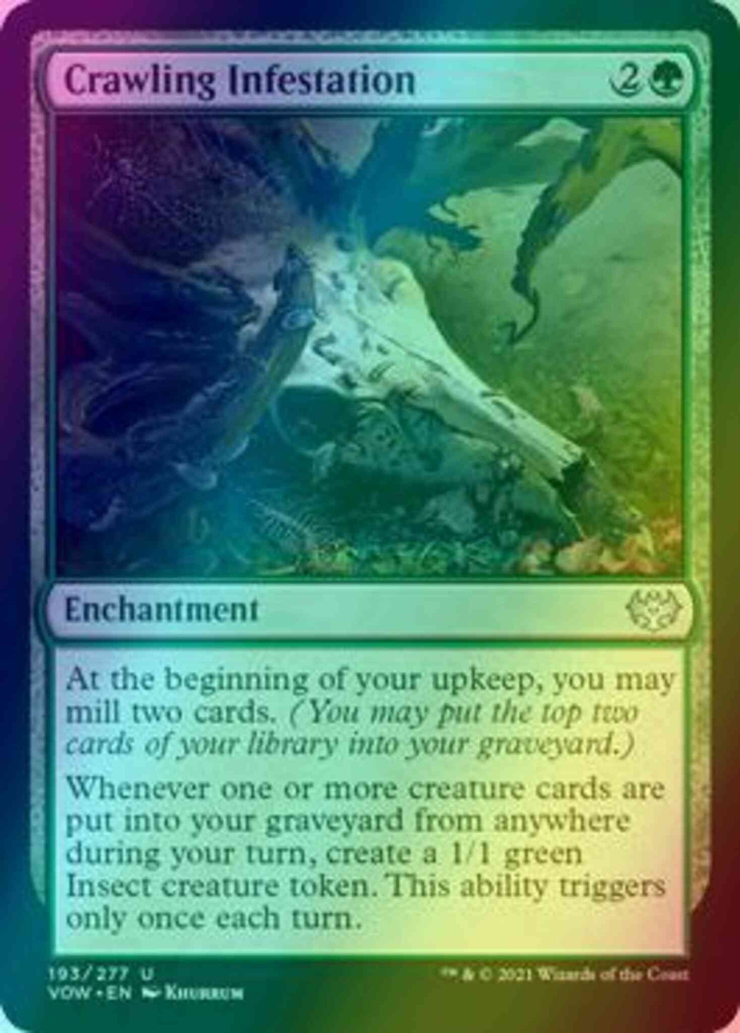 Crawling Infestation [193] [Innistrad: Crimson Vow] [Foil]