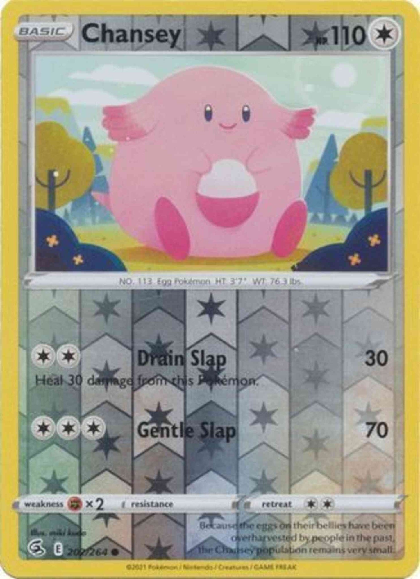 Chansey - 202/264 - Common [SWSH8-202] [Reverse Holo]