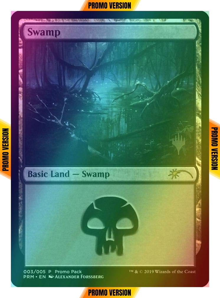 Swamp [3] [Promo Pack] [M20 Promo Packs] [Foil]
